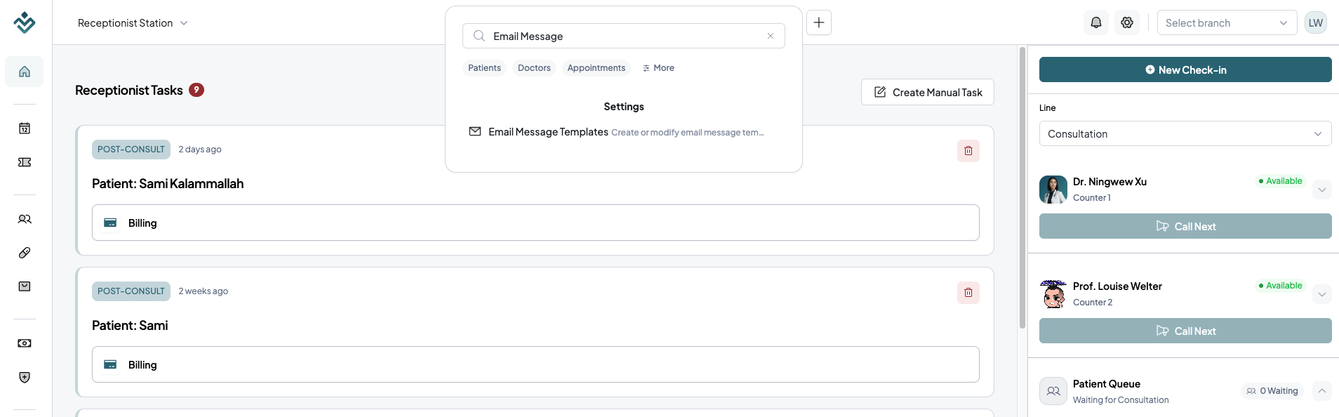 Global Search for Email Templates