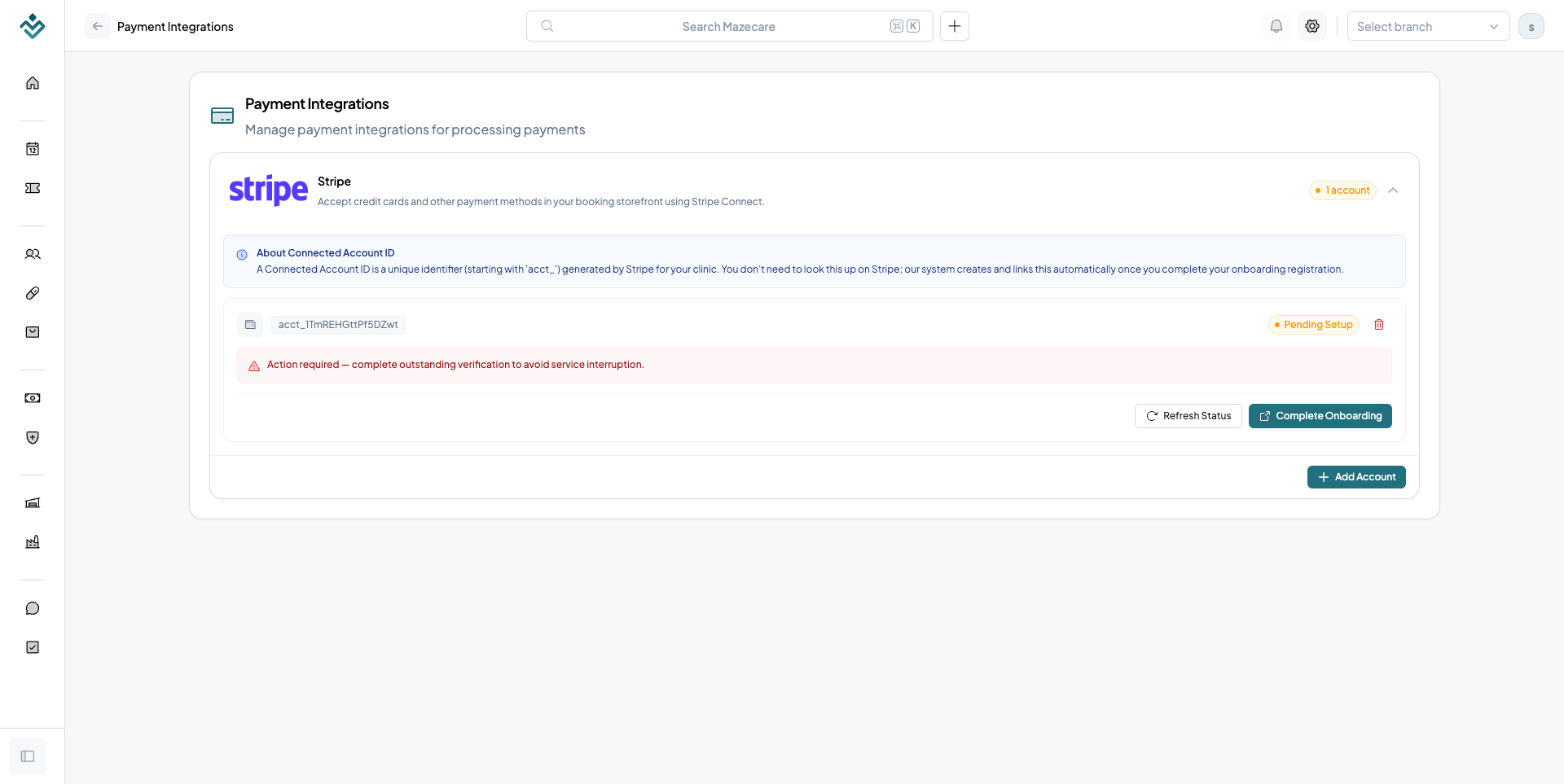 Payment Integration Still In Progress