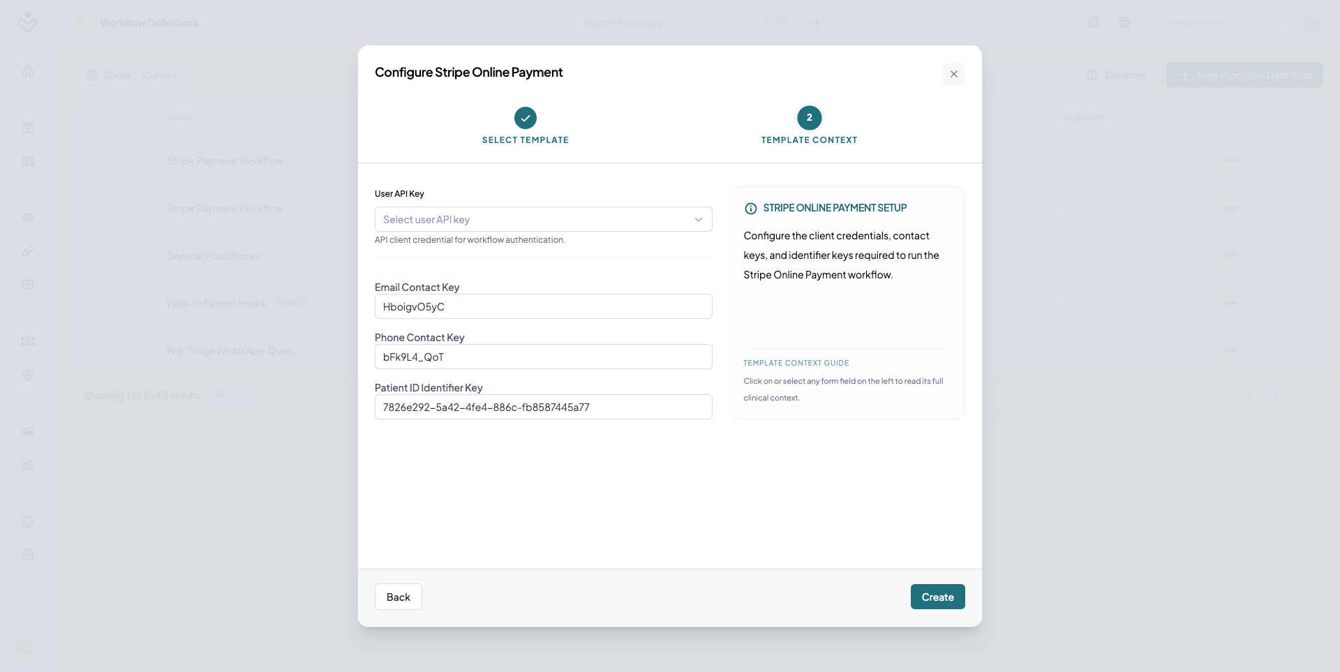 Configure Template Context